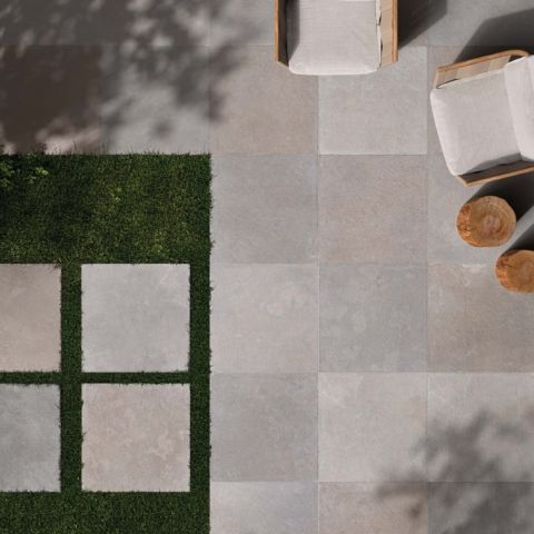 Terassenplatten 80x80cm in Natursteinoptik